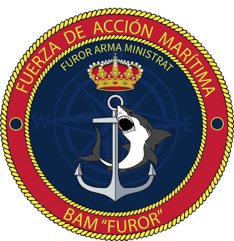 Coat of Arms of the OPV "Furor" (P-46)